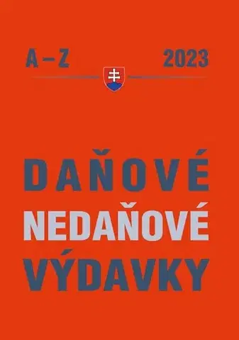 Dane, účtovníctvo Daňové a nedaňové výdavky 2023 - Ján Mintál