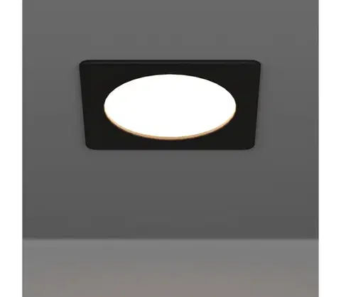 Svietidlá Eglo 901391 - LED zapustené stropné svietidlo FUEVA LED/6,3W/230V 11,9x11,9 cm čierne 901391