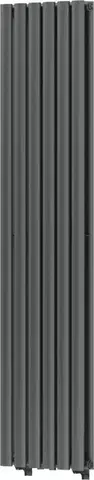 Radiátory do kúpeľne MEXEN - Dallas vykurovací rebrík/radiátor 1600 x 360 mm, 1039 W, antracit W214-1600-360-00-66