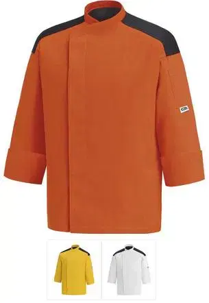 Pánske košele EGOCHEF Kuchársky rondon EGOchef - farebný s výložkou - rôzne farby Žltá,L