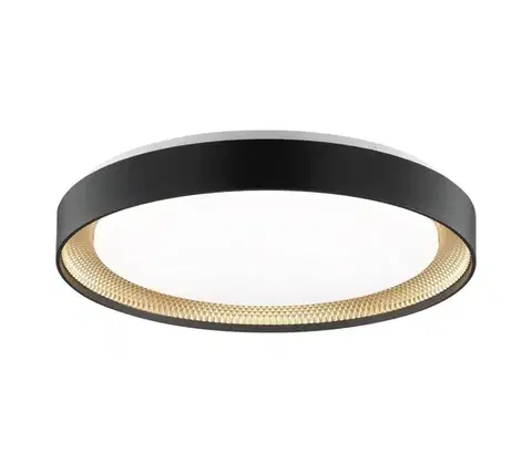 Svietidlá Brilliant - LED stmievateľné stropné svietidlo WALDO LED/36W/230V čierna/zlatá + DO G82016/72