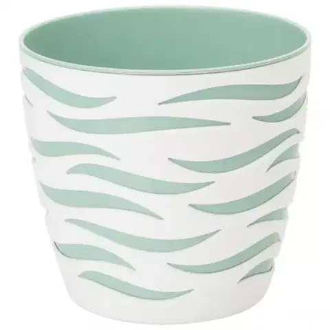 Záhrada Sahara duo 14 cm biela + mäta