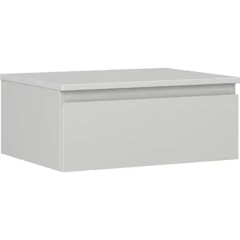 Kúpeľňový nábytok MEXEN/S - Orio kúpeľňová skrinka pod umývadlo 60 cm s doskou, 1 šuplík, sivá mat 91A10-06023-1-BFC62