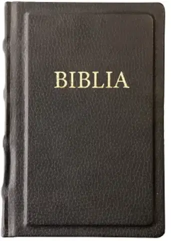Biblie, biblistika Biblia Tranoscius 2024 exclusiv v ekokoži (Čierna)