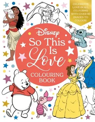 Nalepovačky, vystrihovačky, skladačky Disney So This Is Love Colouring Book - Walt Disney