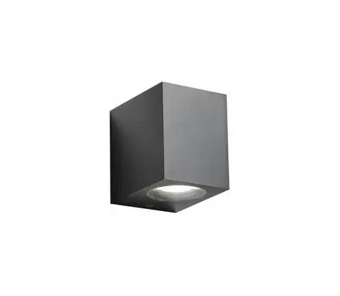 Svietidlá Redo 90151 - Vonkajšie nástenné svietidlo PUNTA 1xGU10/7W/230V IP44 90151