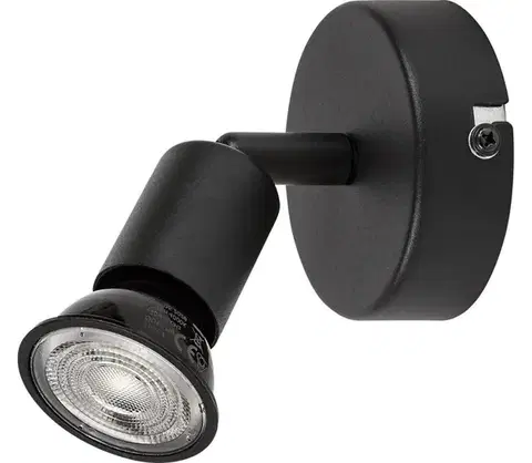Svietidlá Rabalux 73145 - Bodové svietidlo NORTON 1xGU10/25W/230V čierna 73145