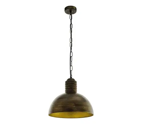 Svietidlá Eglo 79442 - Luster na reťazi GOLDING 1xE27/60W/230V patina 79442