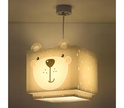 Svietidlá Dalber 64572 - Detský luster LITTLE TEDDY 1xE27/60W/230V 64572