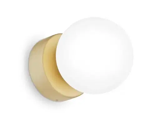 Svietidlá Ideal Lux - LED Nástenné svietidlo PERLAGE 1xG9/3W/230V zlatá/biela 292410