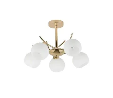 Svietidlá  Luster na tyči AMOS 5xE27/40W/230V zlatá 35-37497