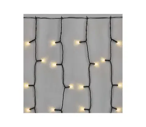 Vianočné osvetlenie  Lighting D1EW01 Standard LED spojovacia vianočná reťaz záclona 1x2 m vonkajšia teplá biela