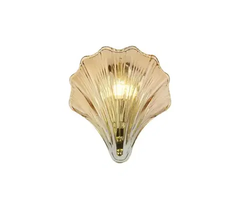 Svietidlá Searchlight 28980SB - Nástenné svietidlo SHELL 1xG9/7W/230V dymové 28980SB