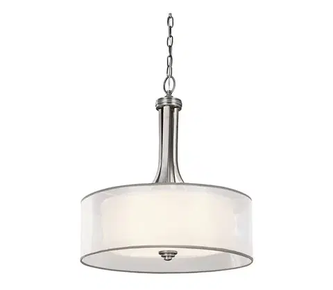 Svietidlá Elstead Kichler KL-LACEY-P-L-AP - Reťazový luster LACEY 4xE27/60W/230V, matný chróm KL-LACEY-P-L-AP