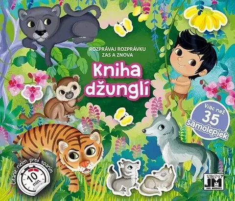 Nalepovačky, vystrihovačky, skladačky Rozprávaj rozprávku: Kniha džunglí