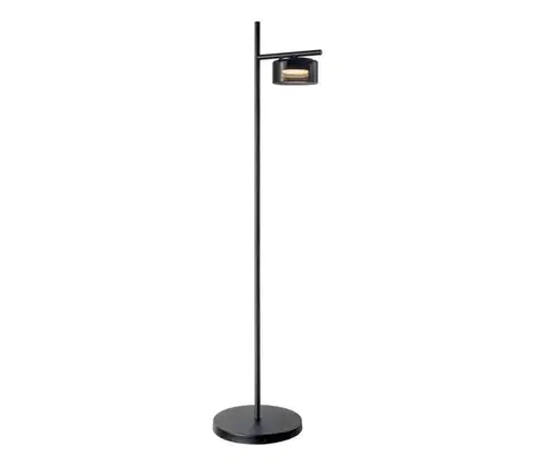 Lampy  LED stojacia lampa OFELIA 1xGX53/6W/230V čierna/dymová 331489