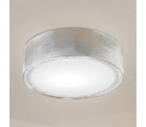 Svietidlá BRILAGI - Stropné svietidlo PINO 1xE27/15W/230V borovica/strieborná pr. 27,5 cm LD-PD-6.1
