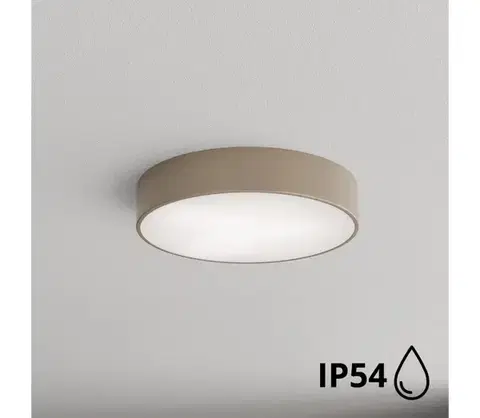 Svietidlá BRILAGI-Kúpeľňové svietidlo s senz. CLARE 3xE27/72W/230V pr. 40 cm IP54 béžová 8590828611486
