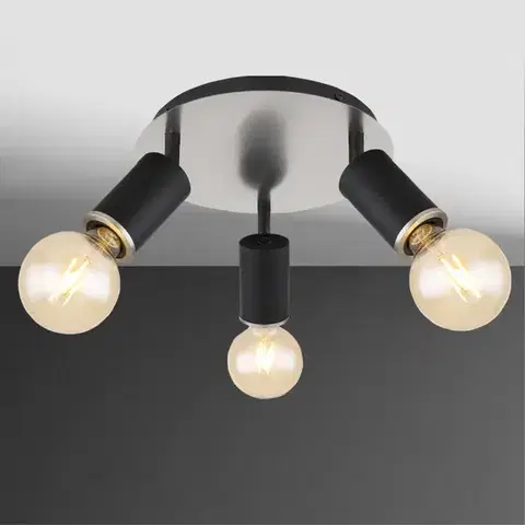 Lampy do obývačky Stropné bodové svietidlo 54032-3B LS3