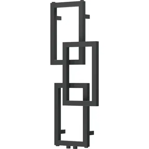 Radiátory do kúpeľne MEXEN - Grid vykurovací rebrík/radiátor dekoratívny 870 x 360 mm, 209 W, antracit W215-0870-360-00-66