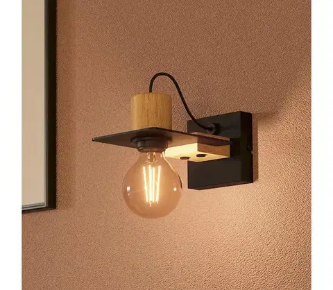 Svietidlá Eglo 43753 - Nástenné svietidlo BRAMERTON 1xE27/40W/230V 43753