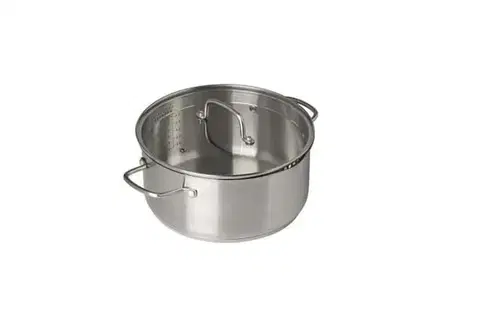 Hrnce PYREX Kastról nerezový 4L, 24cm + sklenená pokrievka INFINITY PYREX