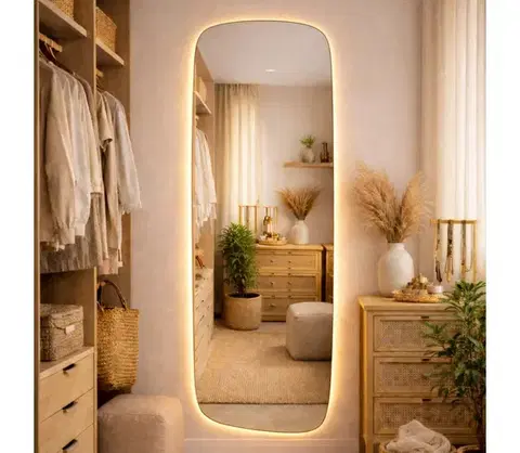 Svietidlá Baltica Design- LED zrkadlo s podsvietením STONE CALM LED/15W/230V 2700K 155x50 cm IP65 5904107933207