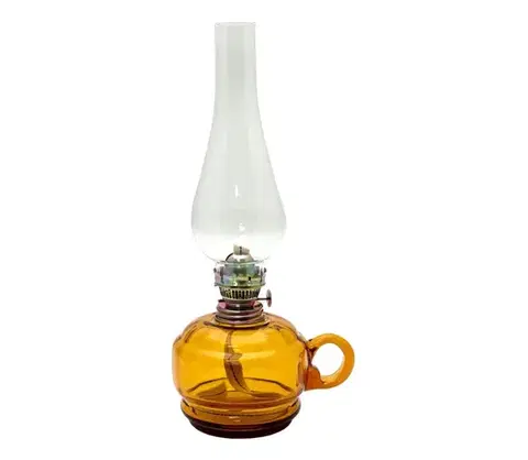 Lampy Floriánova huť Petrolejová lampa MONIKA 34 cm amber 110-0110-0000-19-00-000