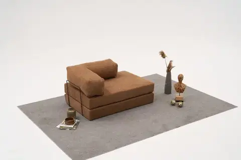 Pohovky a gauče Dvojmiestna pohovka Comfort - Brown v2
