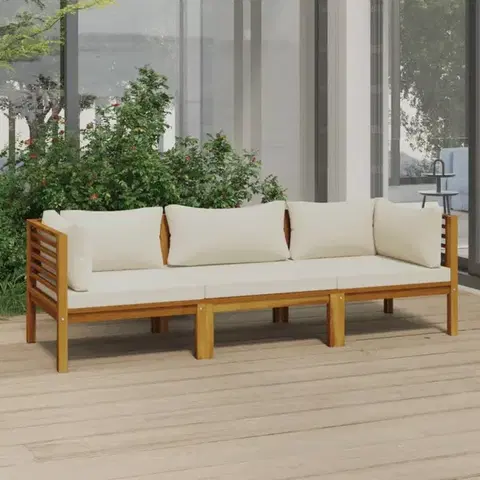 Záhradné pohovky Záhradná pohovka 3 ks DITA Dekorhome