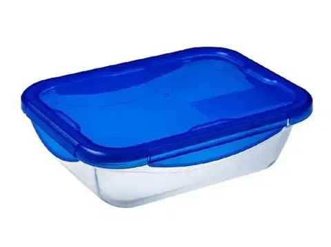 Dózy na potraviny PYREX Dóza na potraviny s tesniacim vekom obdĺžniková, 25x19x7cm, 1,9L, sklo číre PYREX