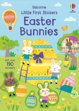 Nalepovačky, vystrihovačky, skladačky Little First Sticker Book Easter Bunnies - Jessica Greenwell,Edward Miller