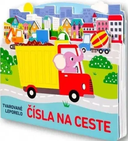 Leporelá, krabičky, puzzle knihy Čísla na ceste - Tvarované leporelo