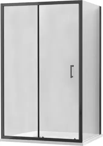 Sprchovacie kúty MEXEN/S - APIA sprchovací kút 125x80, transparent, čierna 840-125-080-70-00