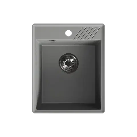 Kuchynské drezy Laveo Laveo - Hub – drez 1-miskový, volcano grey SPH_V10Y