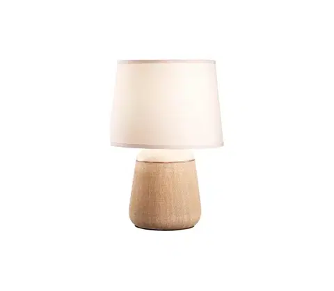 Lampy Ideal Lux - Stolná lampa KALI 1xE14/40W/230V krémová/béžová 245331