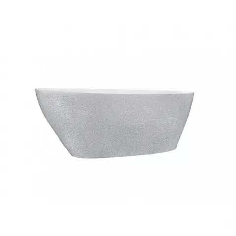 Voľne stojace vane Vaňa Goya 160/70 Silver + klik-klak chróm