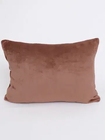 Dekoračné obliečky MKLozkoviny.sk Obliečka na vankúš mikroplyš 50 × 70 cm – Laura mocha mousse-  -