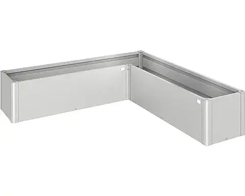 Truhlíky Biohort Hrantík BIOHORT Belvedere L 201,6 x 201,6 x 45 cm (strieborná metalíza)