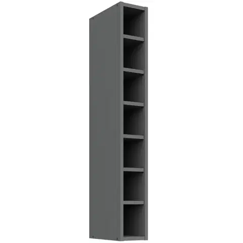 Kuchynské skrinky visiace Kuchynská skrinka 15g-108 Otw Antracit