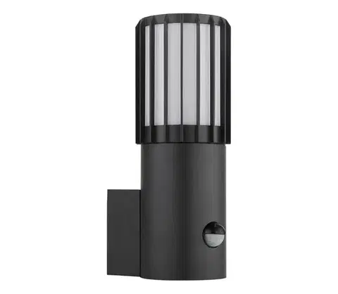 Svietidlá Globo 32160S - Vonkajšie nástenné svietidlo so senzorom MERVIN 1xE27/15W/230V IP54 32160S
