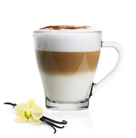 Hrnčeky a šálky Kinekus Hrnček sklenený na kávu, cappuccino, 200ml