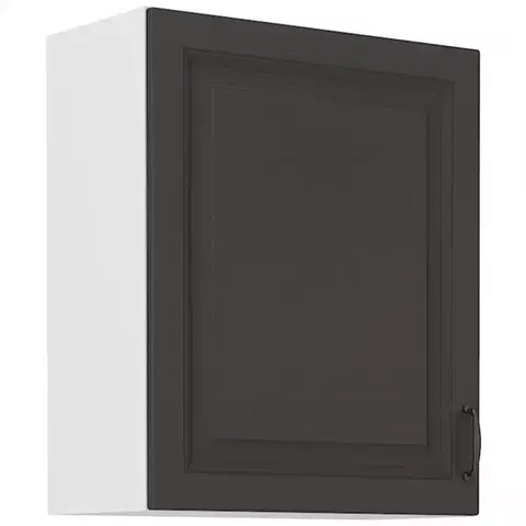 Kuchynské skrinky visiace Kuchynská skrinka STILO grafit mat/biely 60g-72 1f