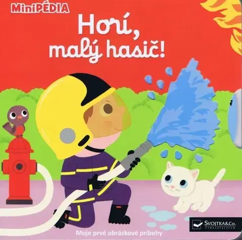 Leporelá, krabičky, puzzle knihy MiniPÉDIA - Horí, malý hasiči! - Nathalie Choux