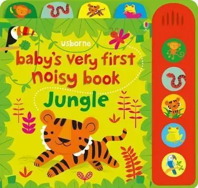 Leporelá, krabičky, puzzle knihy Baby's Very First Noisy Book Jungle - Fiona Watt,Stella Baggott
