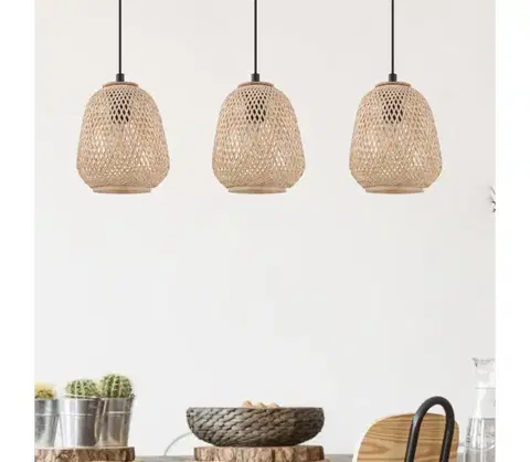 Svietidlá Eglo 43262 - Luster na lanku DEMBLEBY 3xE27/40W/230V 43262