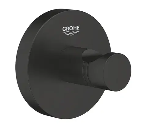 Svietidlá GROHE 411732430 - Háčik na župan START čierny 411732430