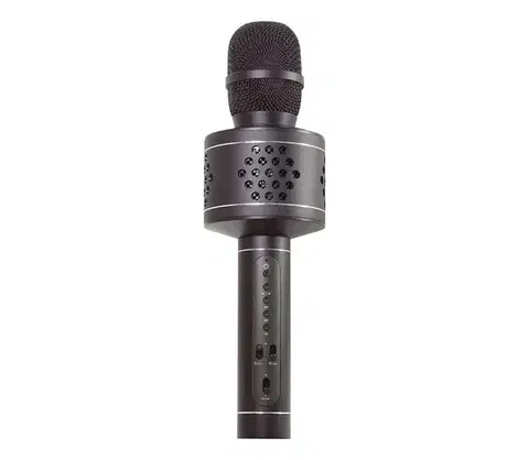 Predlžovacie káble Teddies Karaoke mikrofón 6W/5V 1500 mAh Bluetooth čierny 00850437