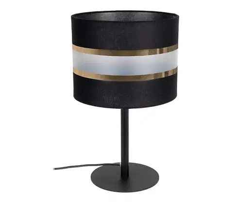 Lampy  Stolná lampa CORAL 1xE27/60W/230V čierna 0433