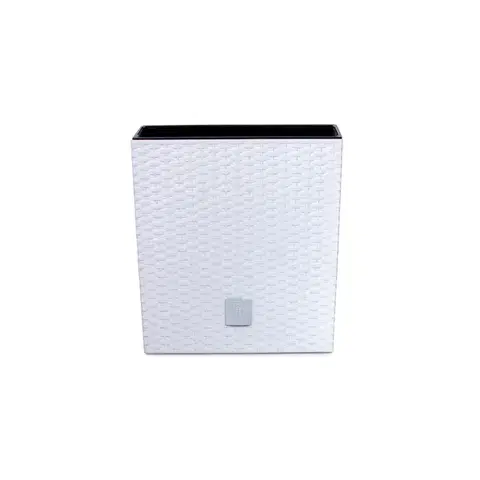 Kvetináče a truhlíky NABBI DRTS325L plastový kvetináč 32,5 cm biela